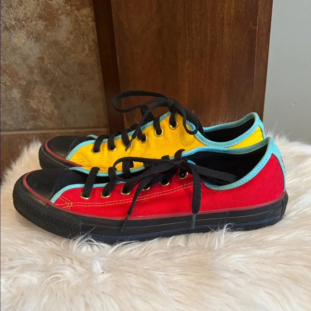 Converse low top Chuck Taylor color block 1920-2020 centennial release M7 W9 - Picture 2 of 13
